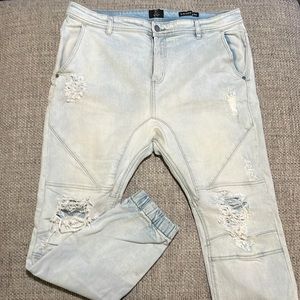 Cotton-On Mens Slim Denim Jogger, Size 36